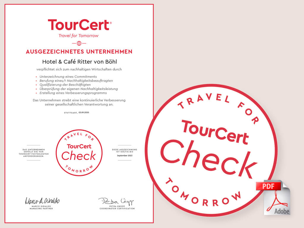 Hotel Ritter von Böhl - TourCert - Travel for Tomorrow