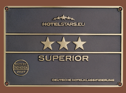 Ausgezeichnetes 3-Sterne-Superior-Hotel seit 2021